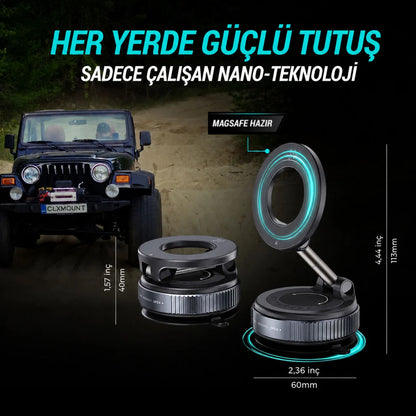 Vakumlu Telefon Tutucu