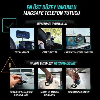 Vakumlu Telefon Tutucu