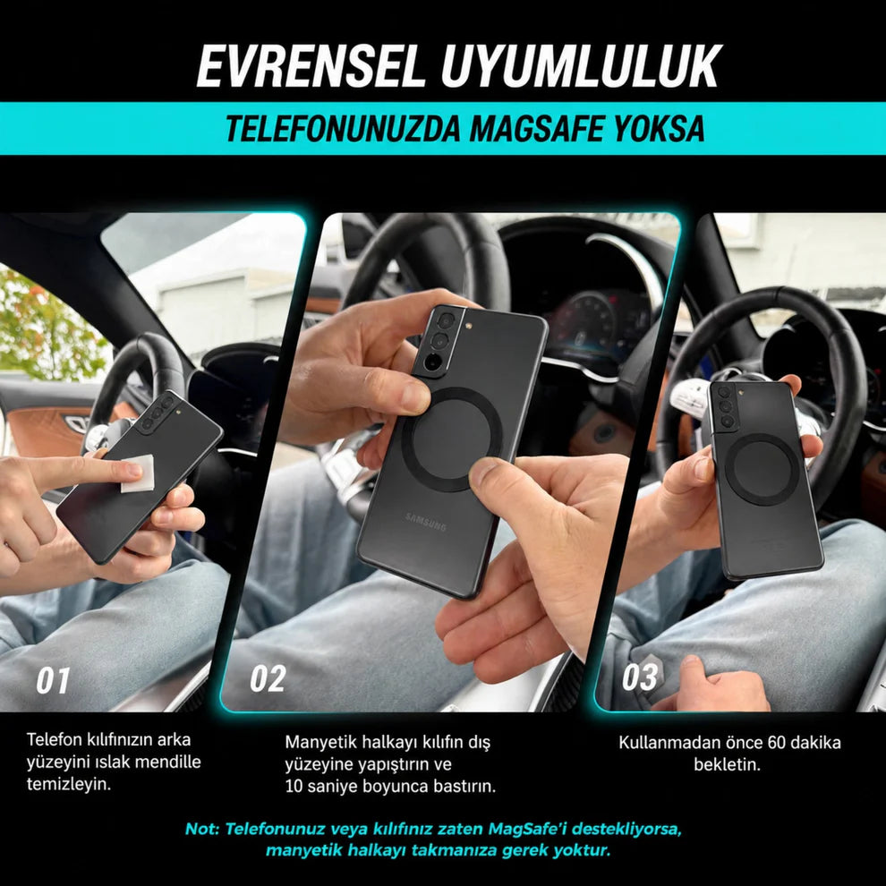Vakumlu Telefon Tutucu