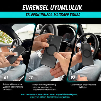 Vakumlu Telefon Tutucu